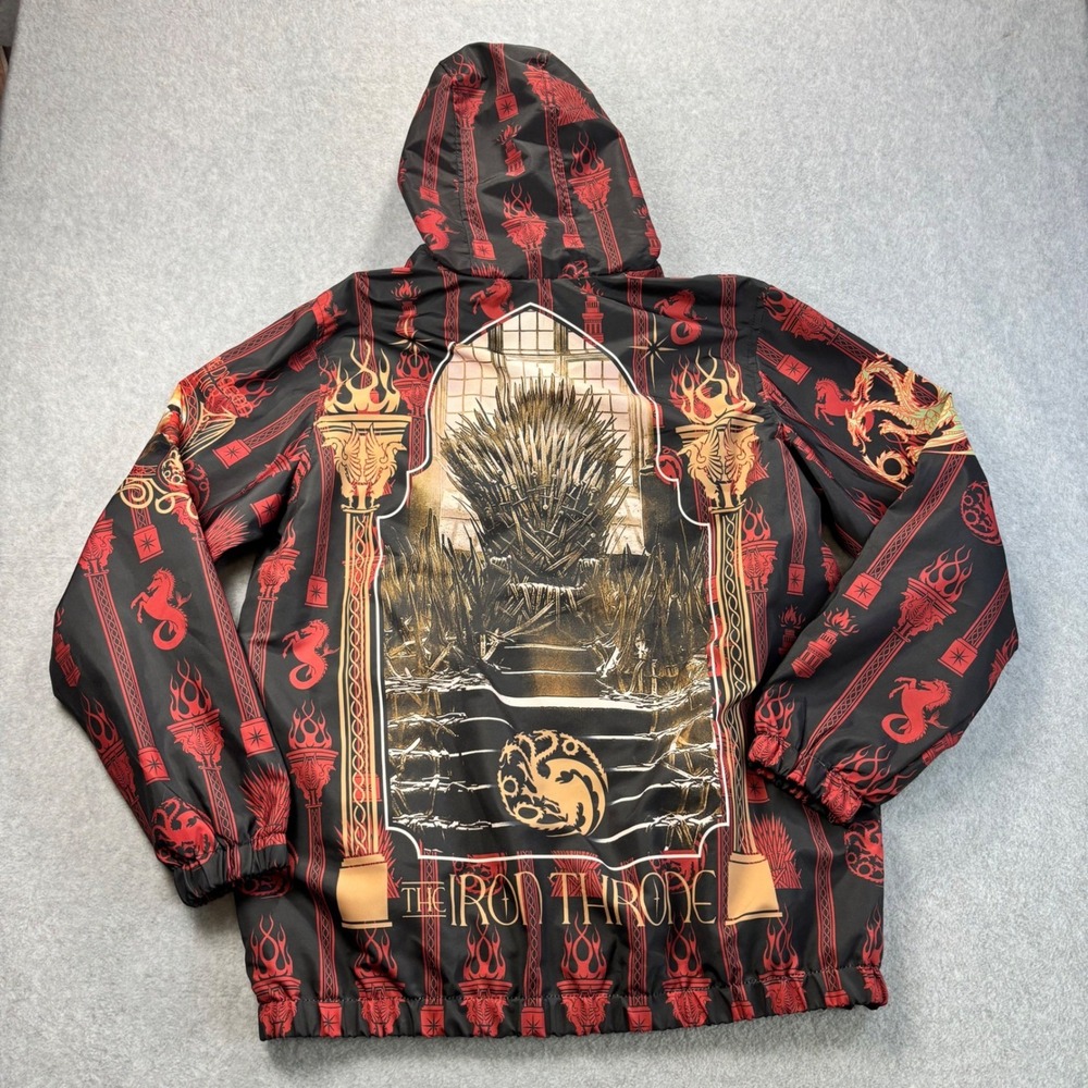 House of the Dragon Members Only Graphic Lightweight Jacket Size M NWOT - Picture 2 of 3